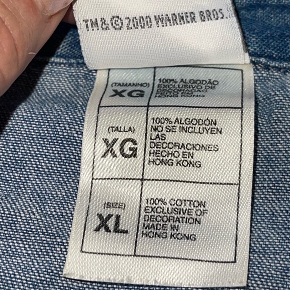 Vintage Warner brothers tweety boots denim shirt - Picture 3 of 6